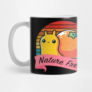 nature fresh Orange fruit snail Mug